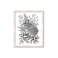 Picture of Sketched Flower II  _GroupedProduct_Rectangle_Portrait_Framed_Matted_