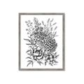 Picture of Sketched Flower II  _GroupedProduct_Rectangle_Portrait_Framed_Matted_
