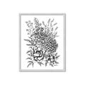 Picture of Sketched Flower II  _GroupedProduct_Rectangle_Portrait_Framed_Matted_