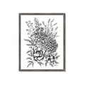 Picture of Sketched Flower II  _GroupedProduct_Rectangle_Portrait_Framed_Matted_