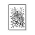 Picture of Sketched Flower II  _GroupedProduct_Rectangle_Portrait_Framed_Matted_