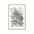 Picture of Sketched Flower II  _GroupedProduct_Rectangle_Portrait_Framed_Matted_
