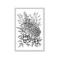 Picture of Sketched Flower II  _GroupedProduct_Rectangle_Portrait_Framed_Matted_