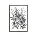 Picture of Sketched Flower II  _GroupedProduct_Rectangle_Portrait_Framed_Matted_