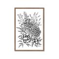 Picture of Sketched Flower II  _GroupedProduct_Rectangle_Portrait_Framed_Matted_