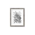 Picture of Sketched Flower II  _GroupedProduct_Rectangle_Portrait_Framed_Matted_