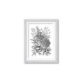 Picture of Sketched Flower II  _GroupedProduct_Rectangle_Portrait_Framed_Matted_