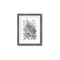 Picture of Sketched Flower II  _GroupedProduct_Rectangle_Portrait_Framed_Matted_