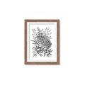 Picture of Sketched Flower II  _GroupedProduct_Rectangle_Portrait_Framed_Matted_