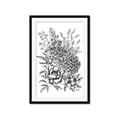 Picture of Sketched Flower II  _GroupedProduct_Rectangle_Portrait_Framed_Matted_