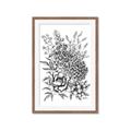 Picture of Sketched Flower II  _GroupedProduct_Rectangle_Portrait_Framed_Matted_