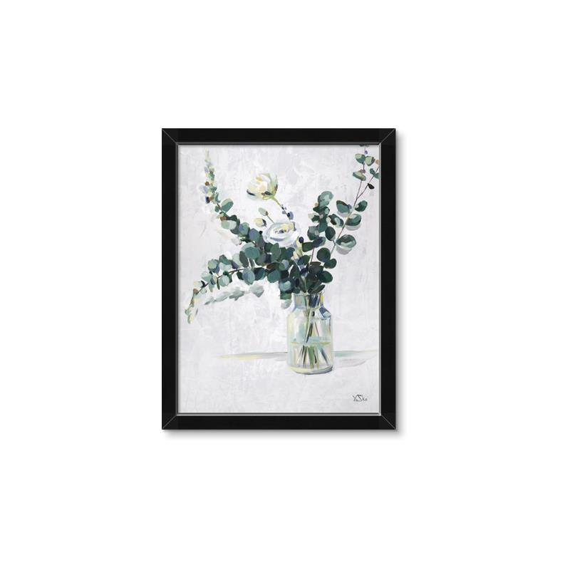 Picture of Flower in Bottle _GroupedProduct_Rectangle_Portrait_Framed_Matted_