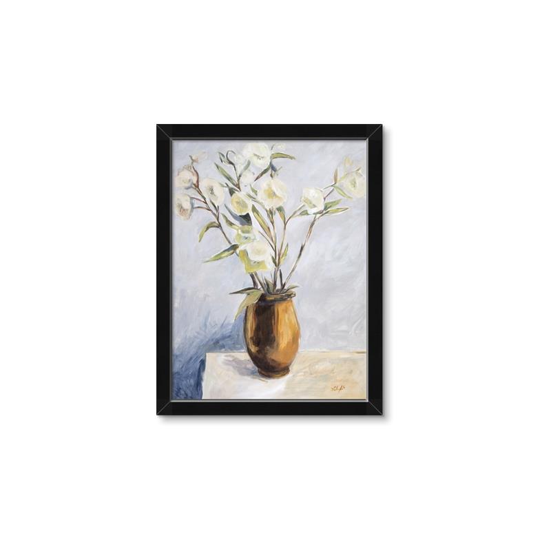 Picture of Copper Floral Pot _GroupedProduct_Rectangle_Portrait_Framed_Matted_