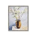 Picture of Copper Floral Pot _GroupedProduct_Rectangle_Portrait_Framed_Matted_