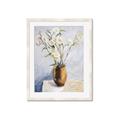 Picture of Copper Floral Pot _GroupedProduct_Rectangle_Portrait_Framed_Matted_