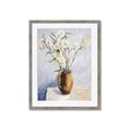 Picture of Copper Floral Pot _GroupedProduct_Rectangle_Portrait_Framed_Matted_