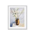 Picture of Copper Floral Pot _GroupedProduct_Rectangle_Portrait_Framed_Matted_
