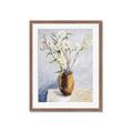 Picture of Copper Floral Pot _GroupedProduct_Rectangle_Portrait_Framed_Matted_