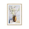 Picture of Copper Floral Pot _GroupedProduct_Rectangle_Portrait_Framed_Matted_