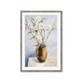 Picture of Copper Floral Pot _GroupedProduct_Rectangle_Portrait_Framed_Matted_