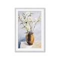 Picture of Copper Floral Pot _GroupedProduct_Rectangle_Portrait_Framed_Matted_