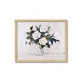 Picture of White Roses _GroupedProduct_Rectangle_Landscape_Framed_Matted_