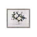 Picture of White Roses _GroupedProduct_Rectangle_Landscape_Framed_Matted_