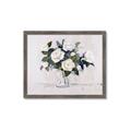 Picture of White Roses _GroupedProduct_Rectangle_Landscape_Framed_Matted_