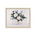 Picture of White Roses _GroupedProduct_Rectangle_Landscape_Framed_Matted_