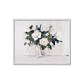 Picture of White Roses _GroupedProduct_Rectangle_Landscape_Framed_Matted_