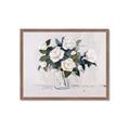 Picture of White Roses _GroupedProduct_Rectangle_Landscape_Framed_Matted_
