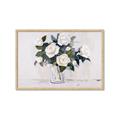 Picture of White Roses _GroupedProduct_Rectangle_Landscape_Framed_Matted_