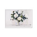Picture of White Roses _GroupedProduct_Rectangle_Landscape_Framed_Matted_