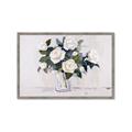 Picture of White Roses _GroupedProduct_Rectangle_Landscape_Framed_Matted_