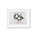 Picture of White Roses _GroupedProduct_Rectangle_Landscape_Framed_Matted_