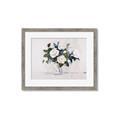 Picture of White Roses _GroupedProduct_Rectangle_Landscape_Framed_Matted_