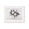 Picture of White Roses _GroupedProduct_Rectangle_Landscape_Framed_Matted_
