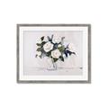Picture of White Roses _GroupedProduct_Rectangle_Landscape_Framed_Matted_