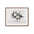 Picture of White Roses _GroupedProduct_Rectangle_Landscape_Framed_Matted_
