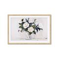 Picture of White Roses _GroupedProduct_Rectangle_Landscape_Framed_Matted_