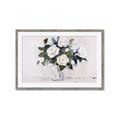 Picture of White Roses _GroupedProduct_Rectangle_Landscape_Framed_Matted_