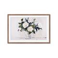 Picture of White Roses _GroupedProduct_Rectangle_Landscape_Framed_Matted_