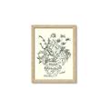 Picture of Drawn Florals I  _GroupedProduct_Rectangle_Portrait_Framed_Matted_