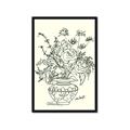 Picture of Drawn Florals I  _GroupedProduct_Rectangle_Portrait_Framed_Matted_