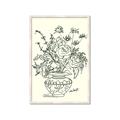 Picture of Drawn Florals I  _GroupedProduct_Rectangle_Portrait_Framed_Matted_