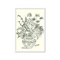 Picture of Drawn Florals I  _GroupedProduct_Rectangle_Portrait_Framed_Matted_
