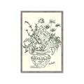 Picture of Drawn Florals I  _GroupedProduct_Rectangle_Portrait_Framed_Matted_