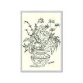 Picture of Drawn Florals I  _GroupedProduct_Rectangle_Portrait_Framed_Matted_