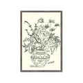 Picture of Drawn Florals I  _GroupedProduct_Rectangle_Portrait_Framed_Matted_
