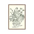 Picture of Drawn Florals I  _GroupedProduct_Rectangle_Portrait_Framed_Matted_